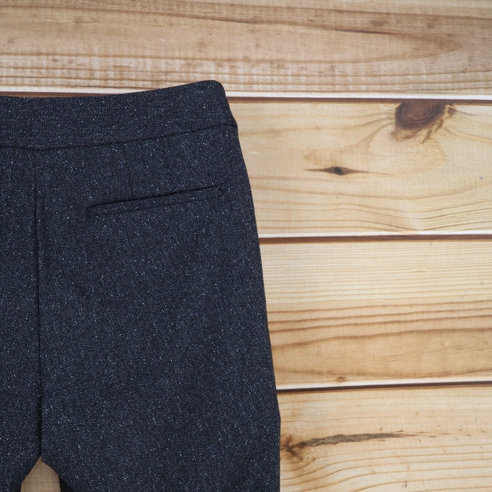 Ann Taylor Dress Pants Womens 8 Gray Heathered Pockets Mid Rise Business Career - Picture 4 of 8